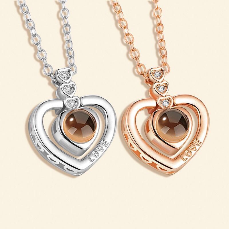 Hidden Message Heart Necklace