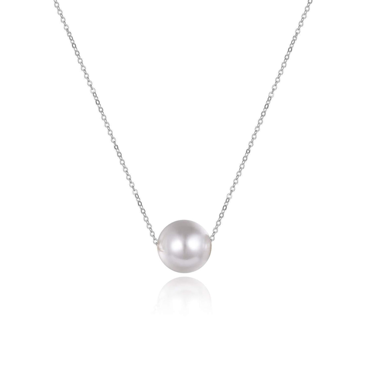 Sterling Silver Freshwater Pearl Choker Necklace
