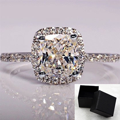 White Gold Wedding Ring for Women