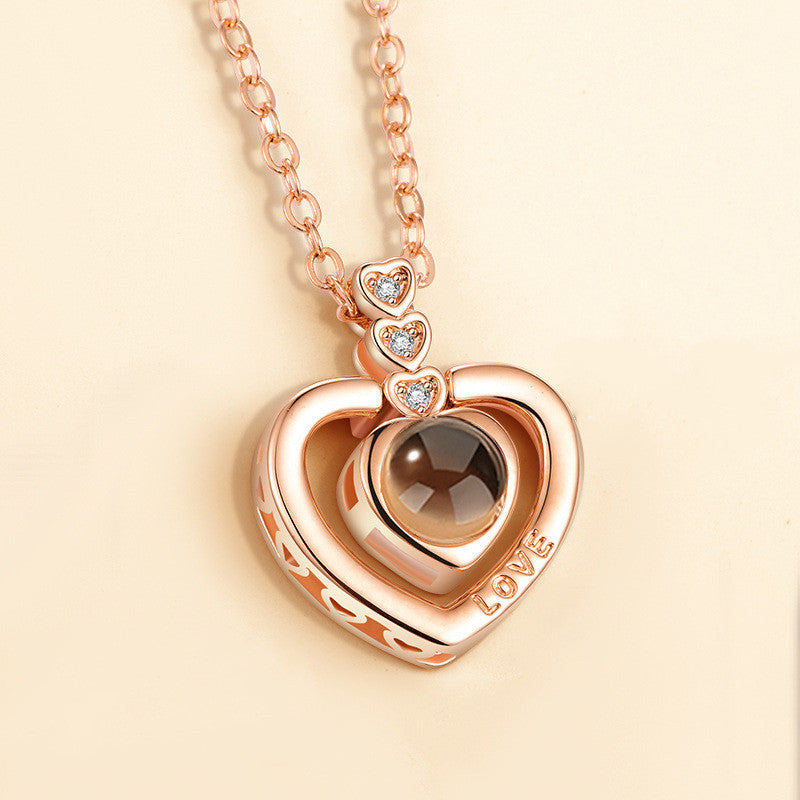 Hidden Message Heart Necklace
