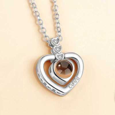 Hidden Message Heart Necklace