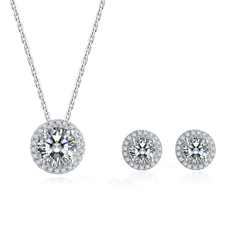 Luxury Moissanite Jewelry Gift Set