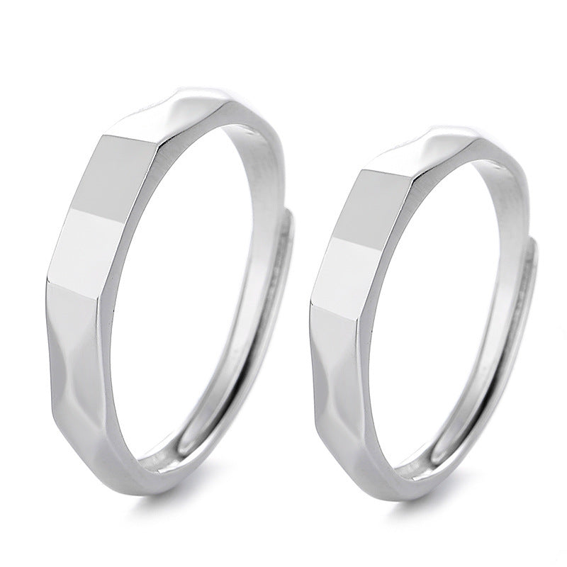 Love Pattern Engagement Ring
