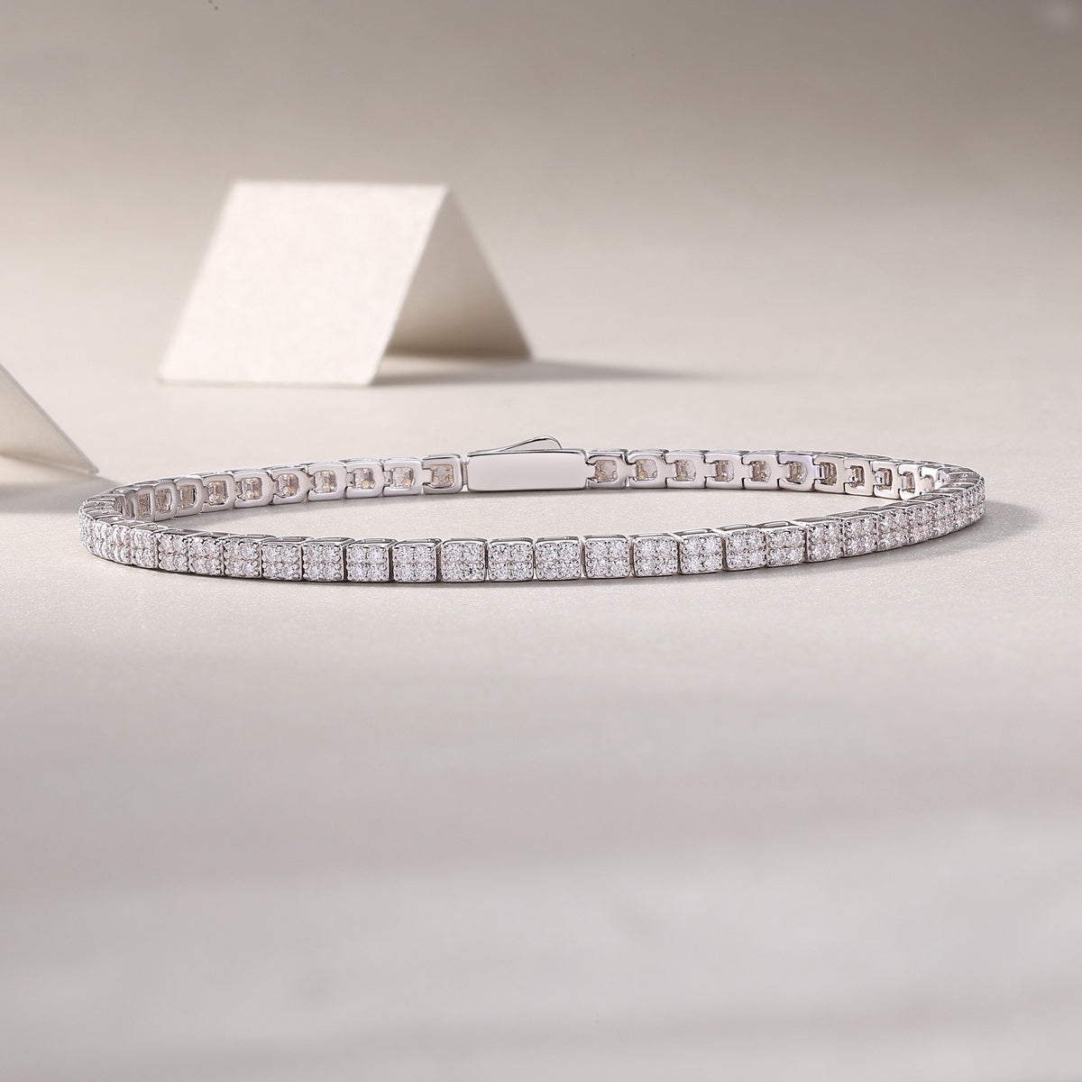 Elegant Moissanite Diamond Bracelet