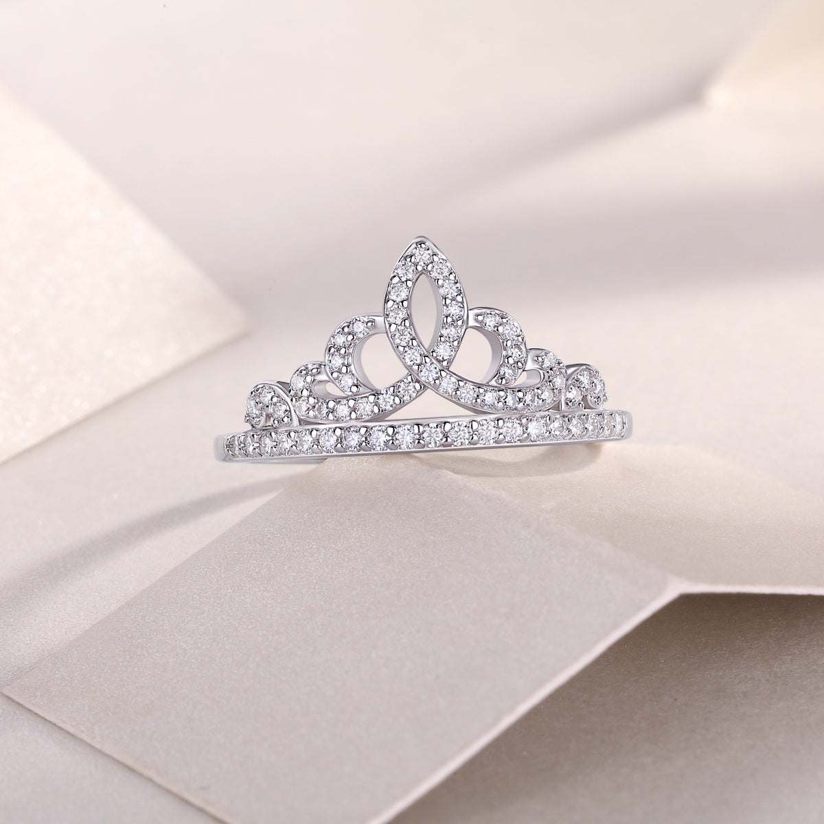Luxury Crown Diamond Ring