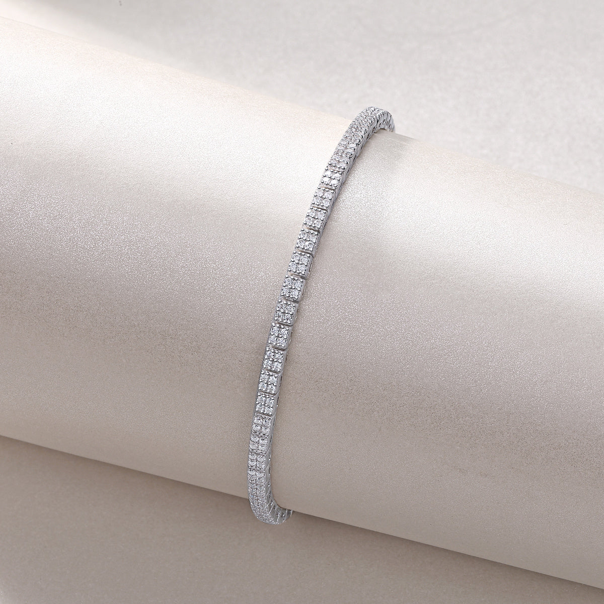 Elegant Moissanite Diamond Bracelet