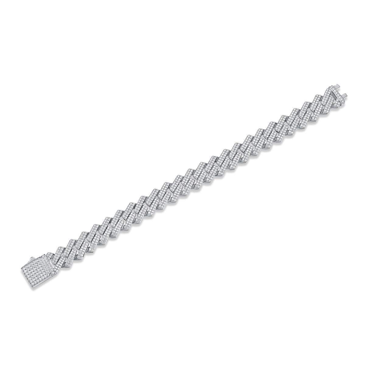 Premium Silver Moissanite Bracelet