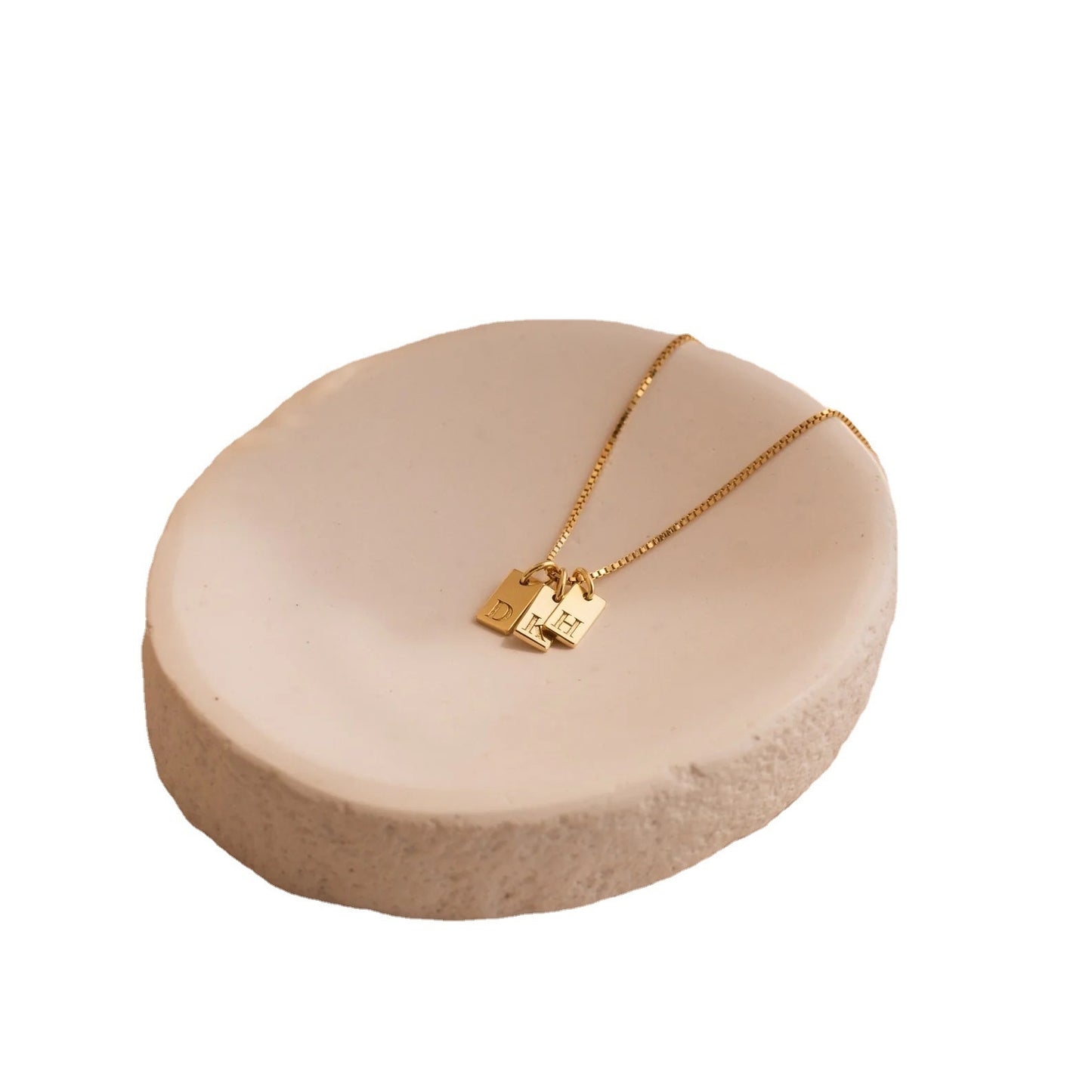 Sleek Hanging Tag Necklace