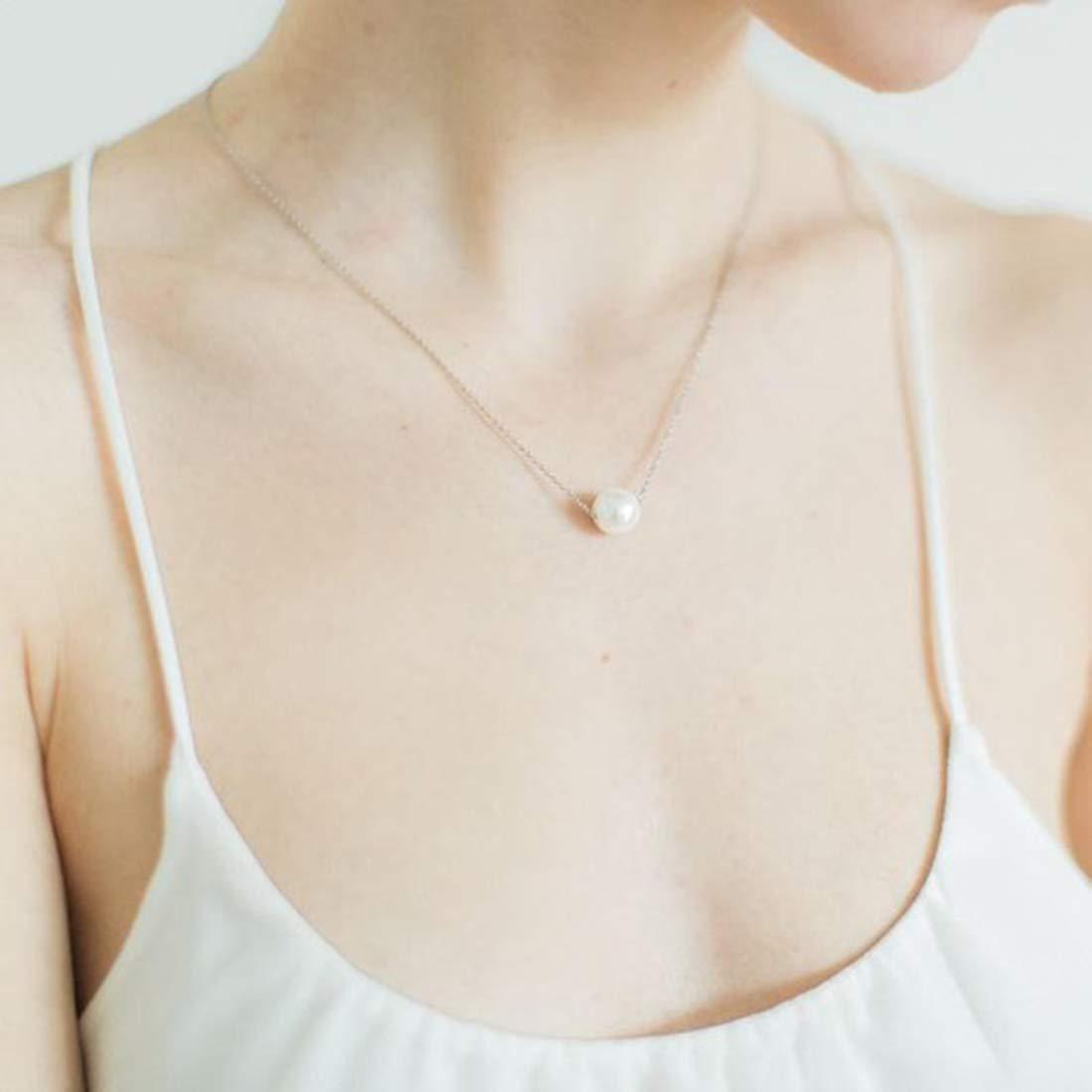 Sterling Silver Freshwater Pearl Choker Necklace