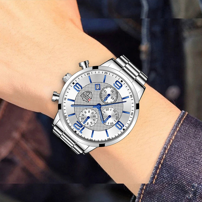 Business Quartz Wristwatch for Men