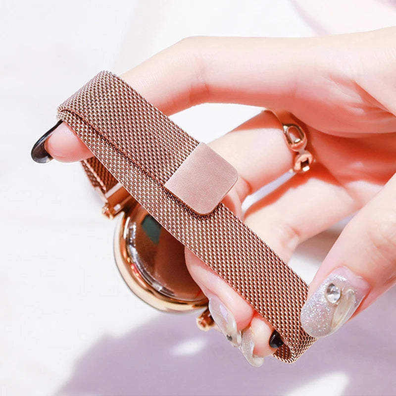 Starry Sky Women's Luxury Watch - Magnetic Mesh Band
