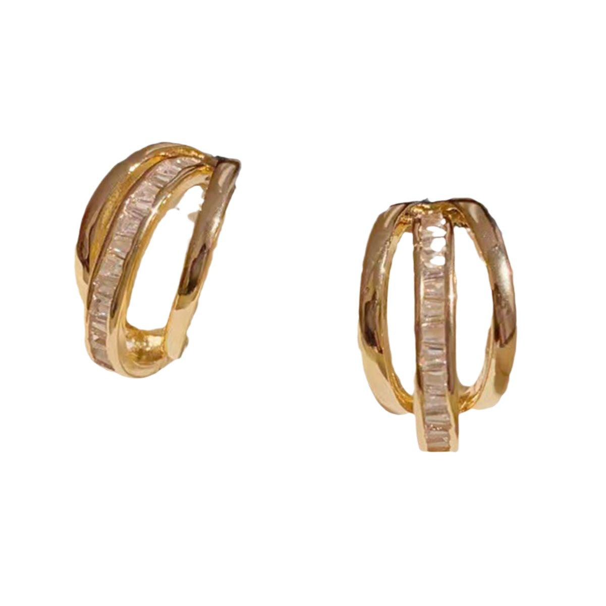 Trendy Zircon Stud Earrings for Women