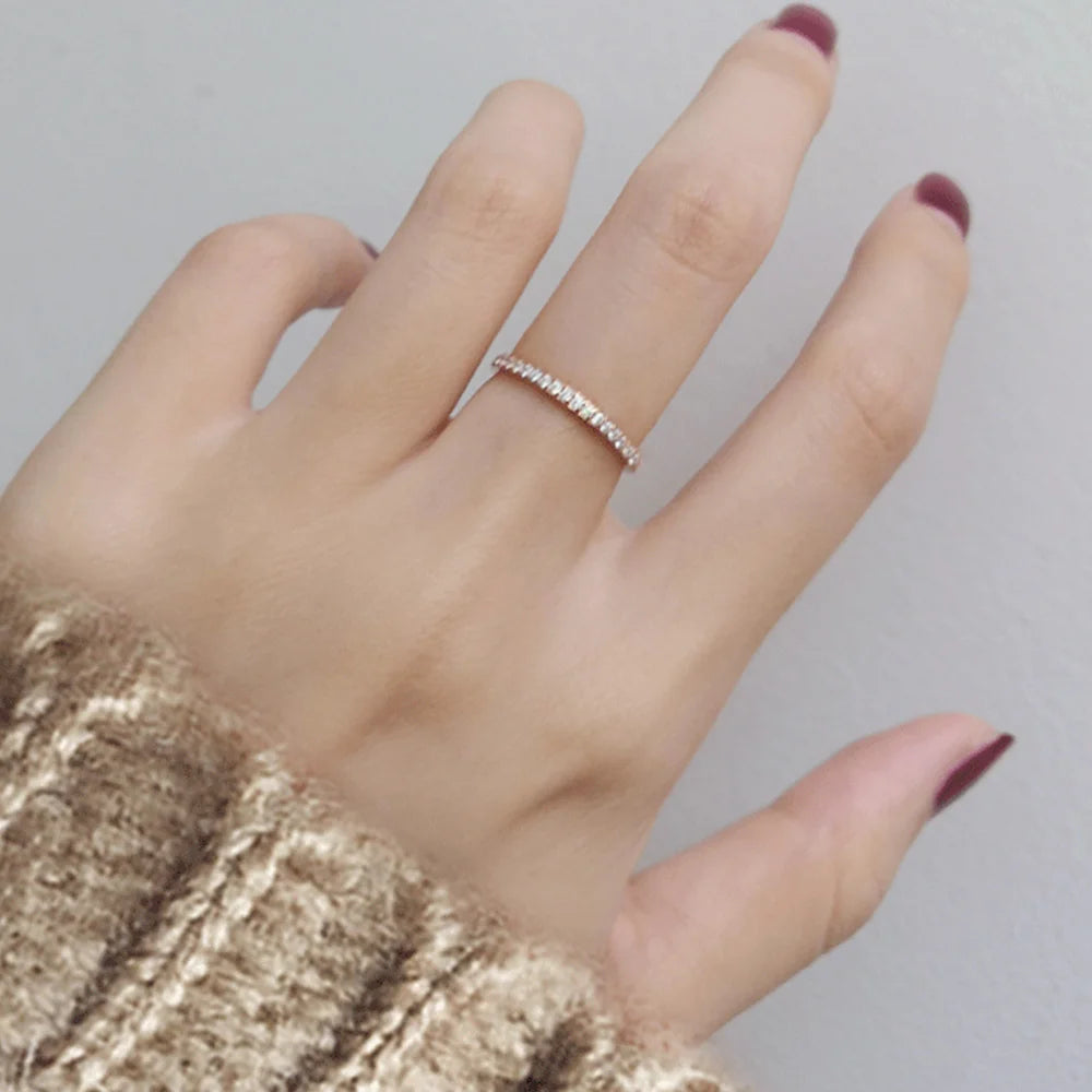 Gold & Silver Wedding Band - Women's Fashion Ring