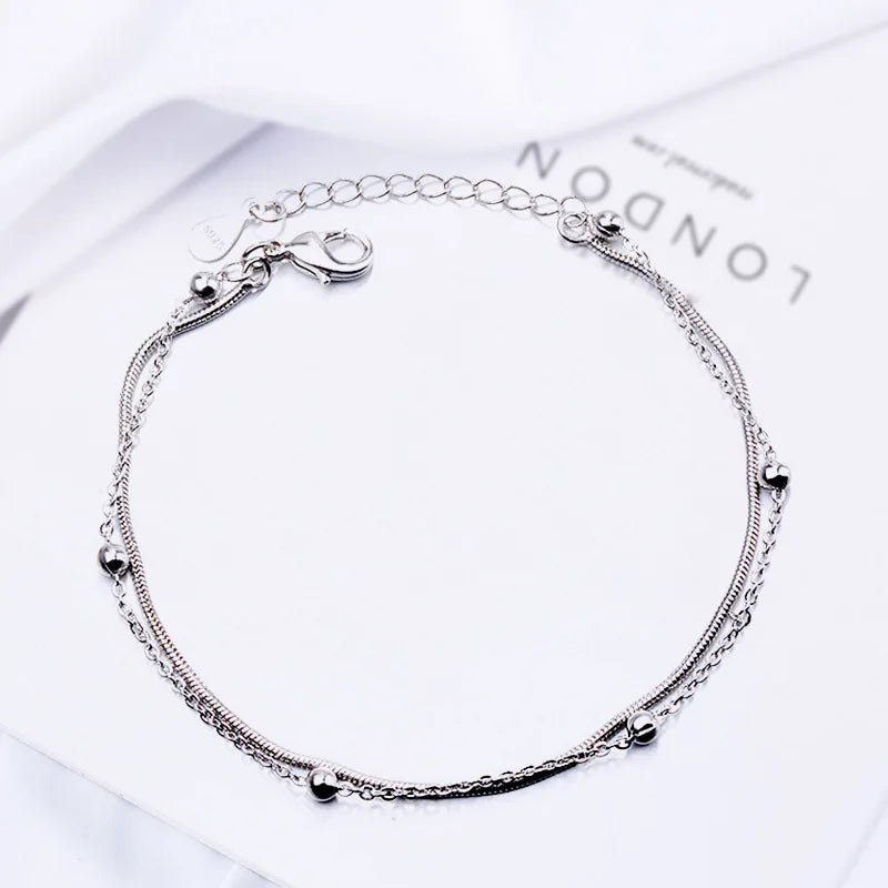 Elegant Silver Butterfly Bracelet, Nature-Inspired Jewelry for Wome