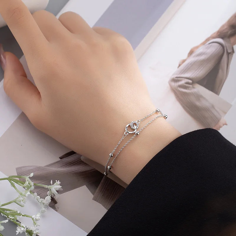 Elegant Silver Butterfly Bracelet, Nature-Inspired Jewelry for Wome