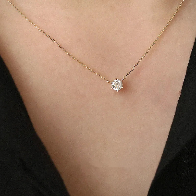 Elegant Zircon Pendant Necklace