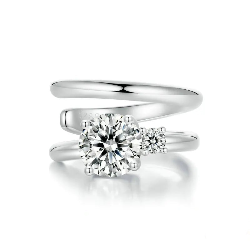 Elegant Moissanite Ear Cuff for Women