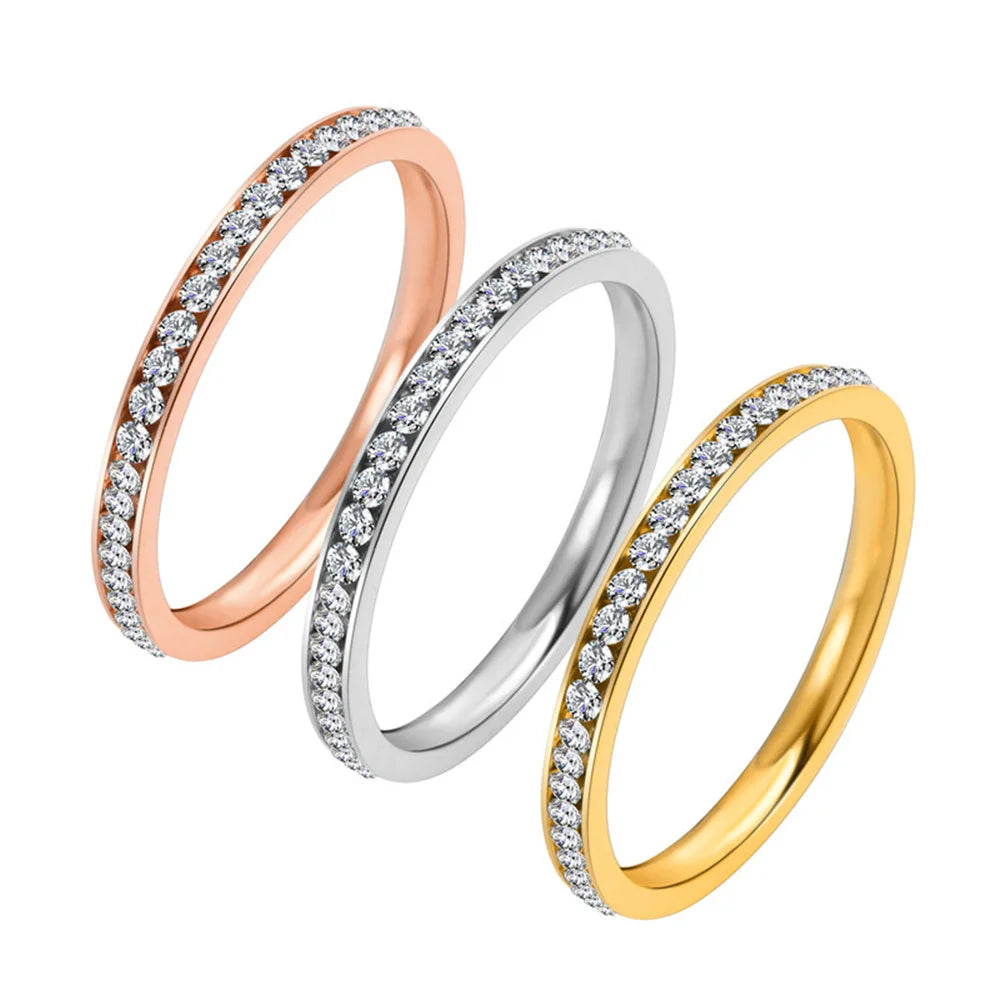 Gold & Silver Wedding Band - Women's Fashion Ring