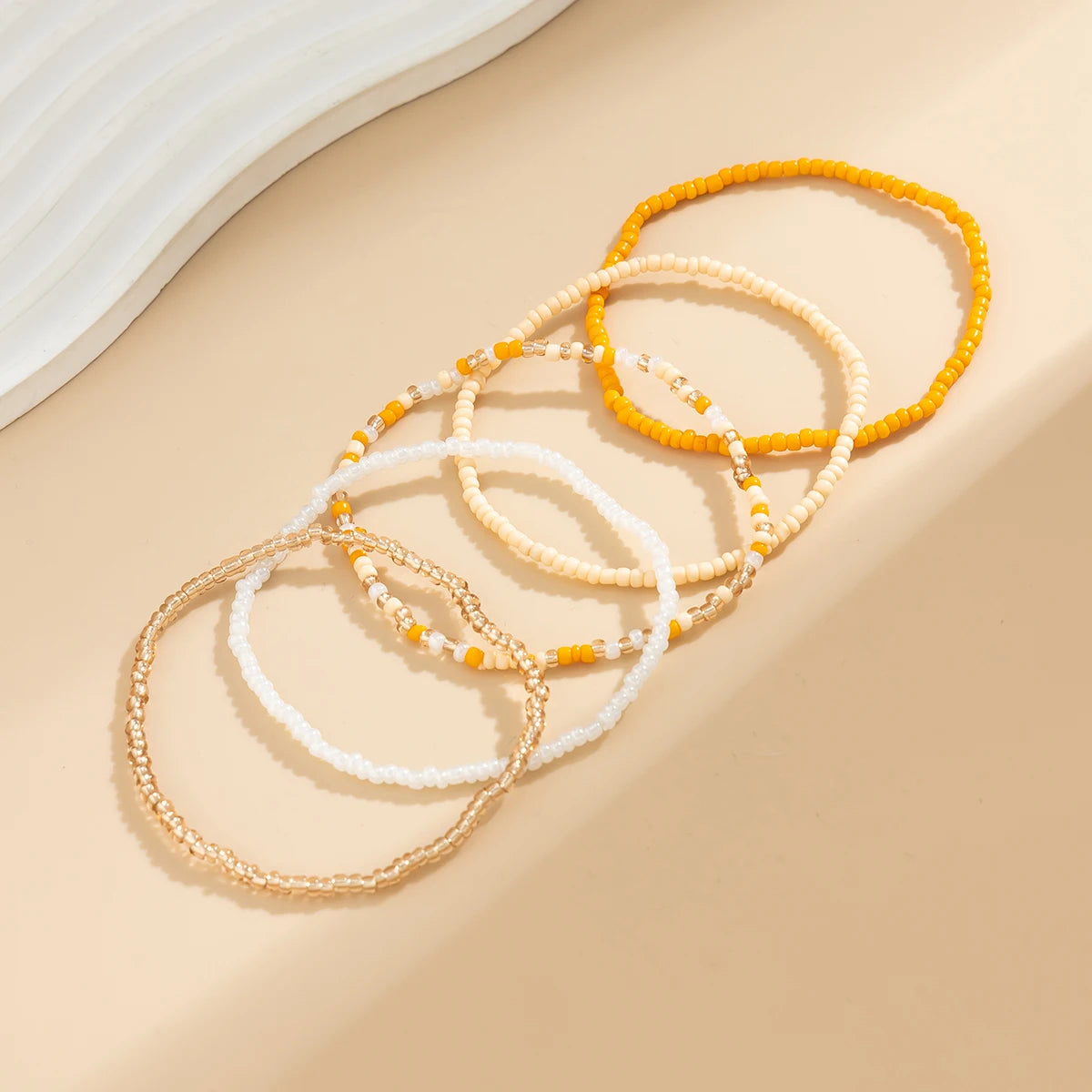 Summer Beach Seed Bead Anklets