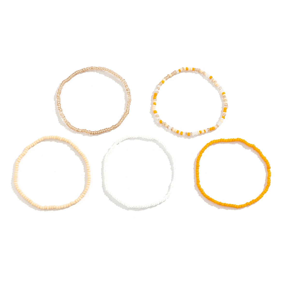 Summer Beach Seed Bead Anklets