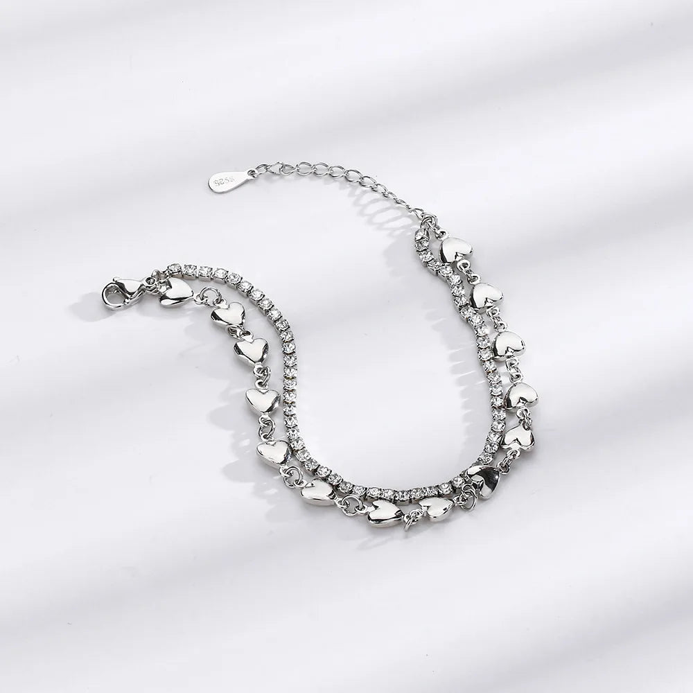 Elegant Silver Butterfly Bracelet, Nature-Inspired Jewelry for Wome