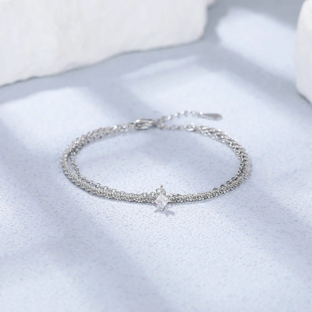 Elegant Silver Butterfly Bracelet, Nature-Inspired Jewelry for Wome