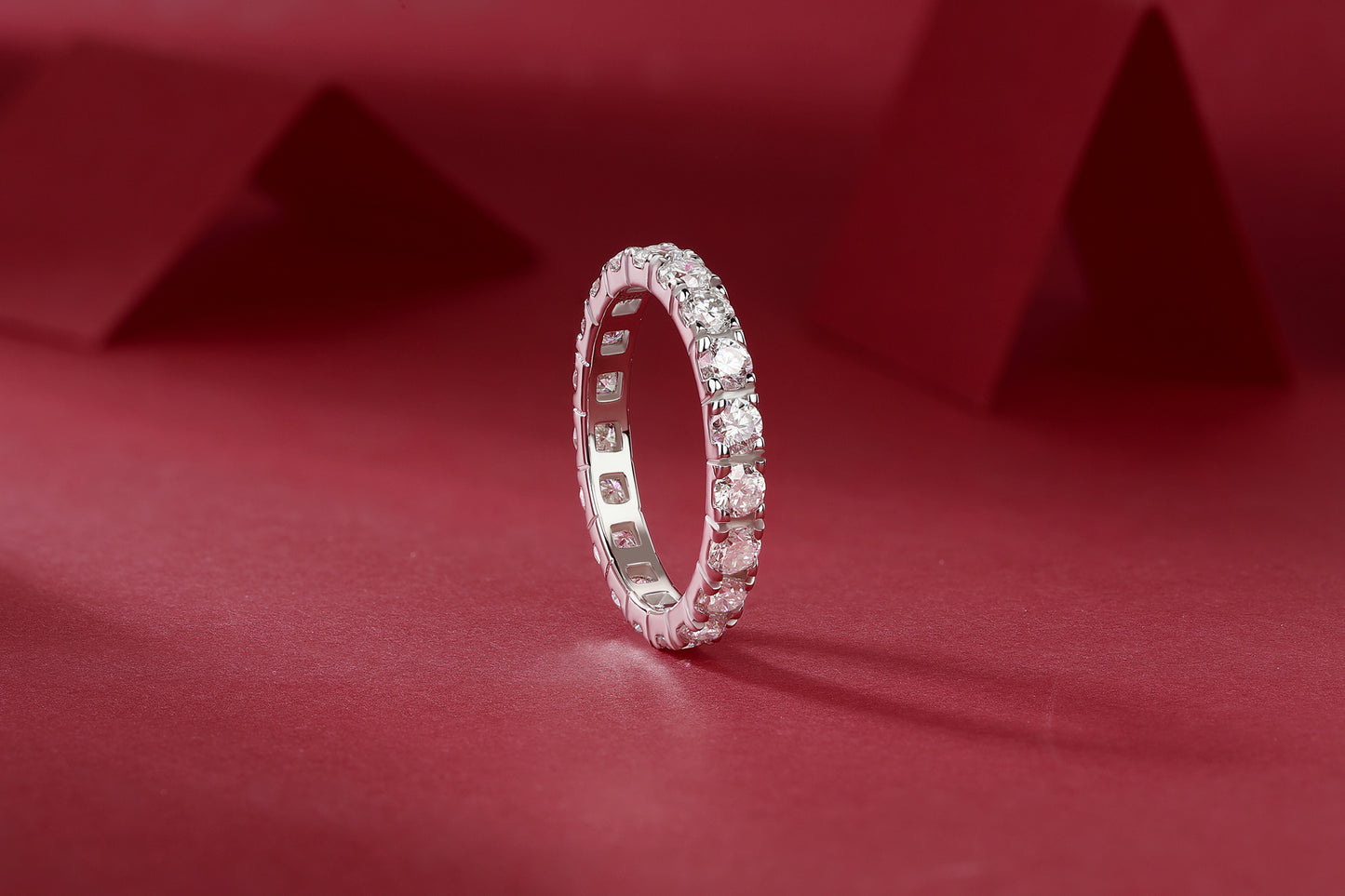 Elegant Starry Sky Diamond Ring