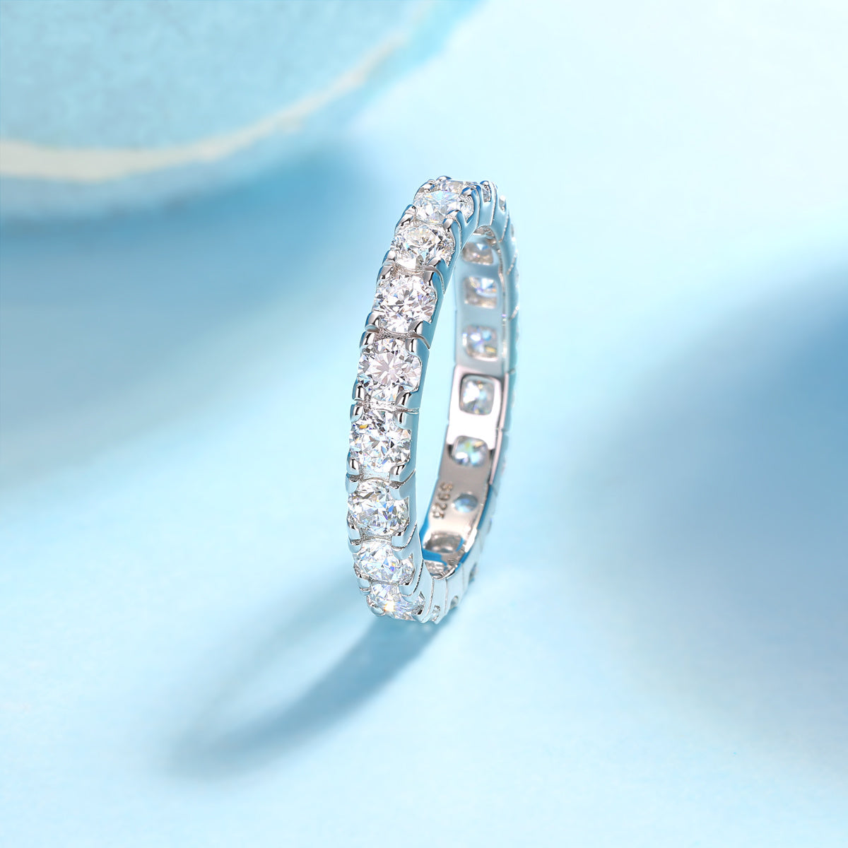 Elegant Starry Sky Diamond Ring