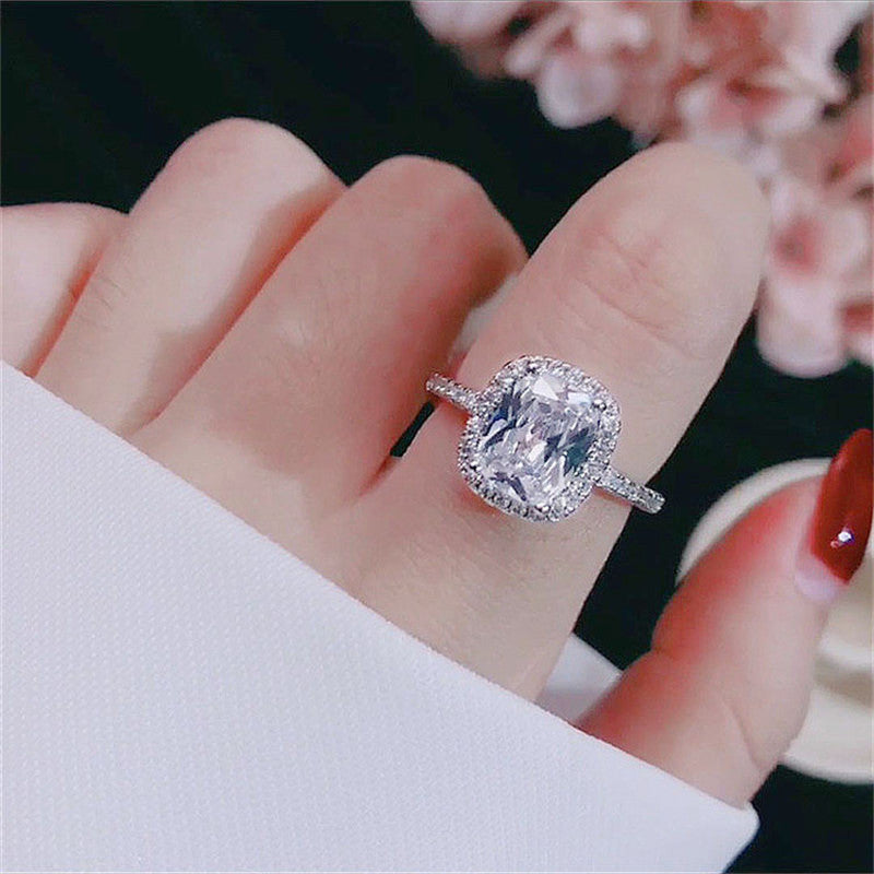 White Gold Wedding Ring for Women