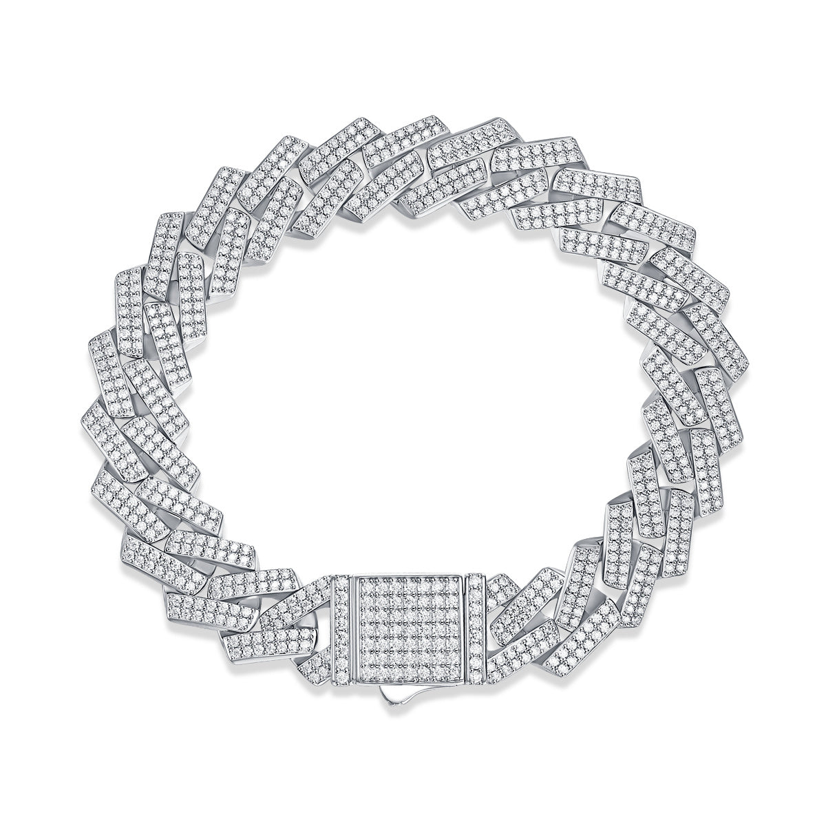 Premium Silver Moissanite Bracelet