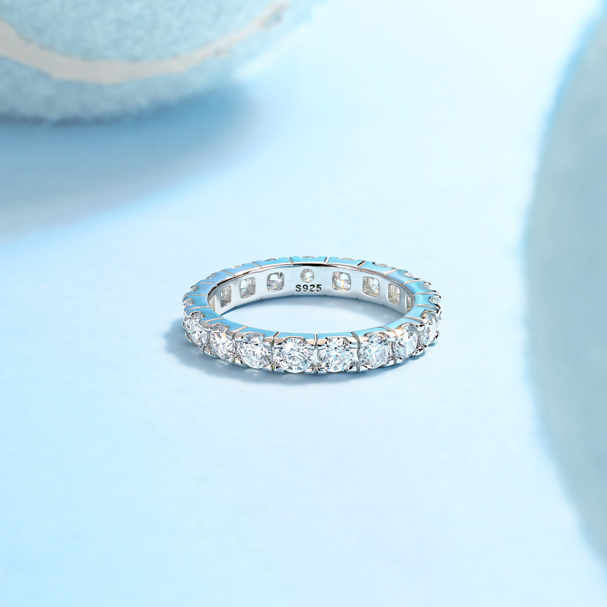 Elegant Starry Sky Diamond Ring