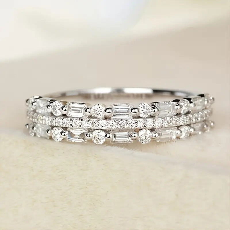 Three-Layer Circle Ring for Women