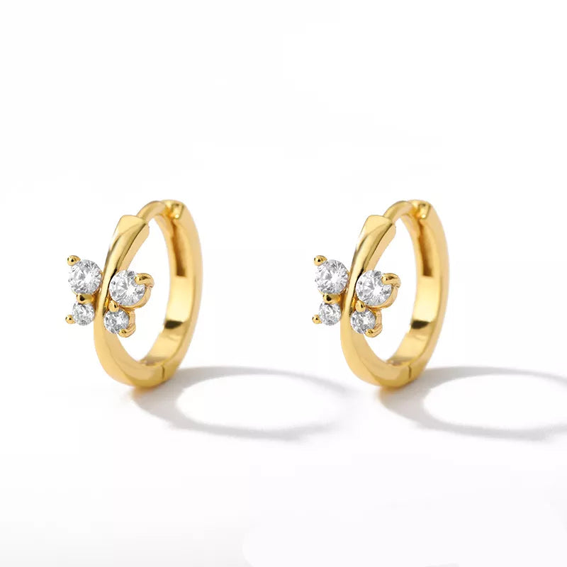  the New Trend: Gold Butterfly Hoop Earrings for Women