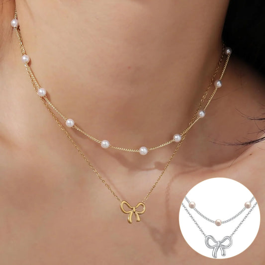 Elegant Pearl Choker Necklace for Women
