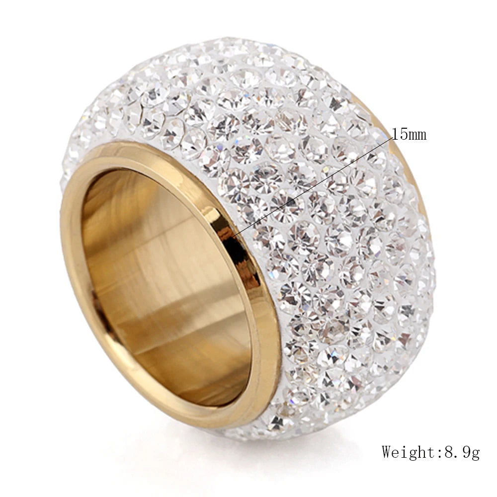 Rings for woman luxurious Crystal Jewelry