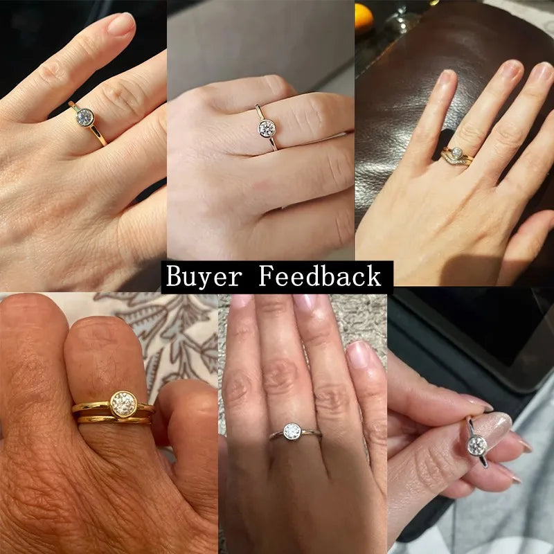 Wedding Moissanite Solitaire Ring