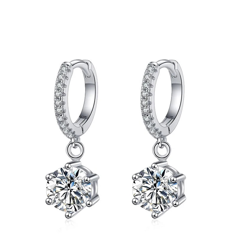 Wedding Moissanite Earrings