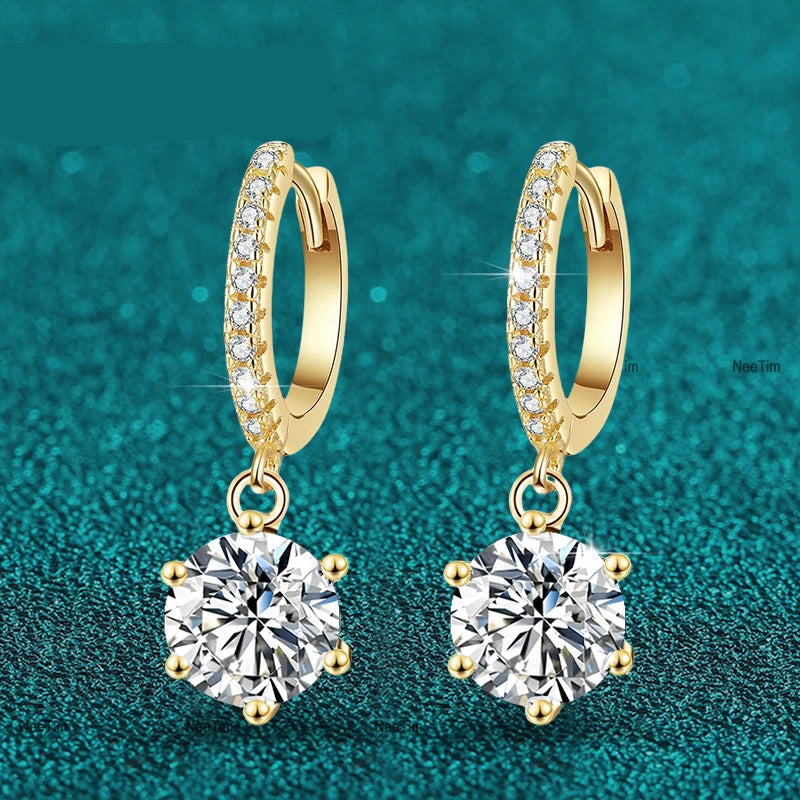 Wedding Moissanite Earrings