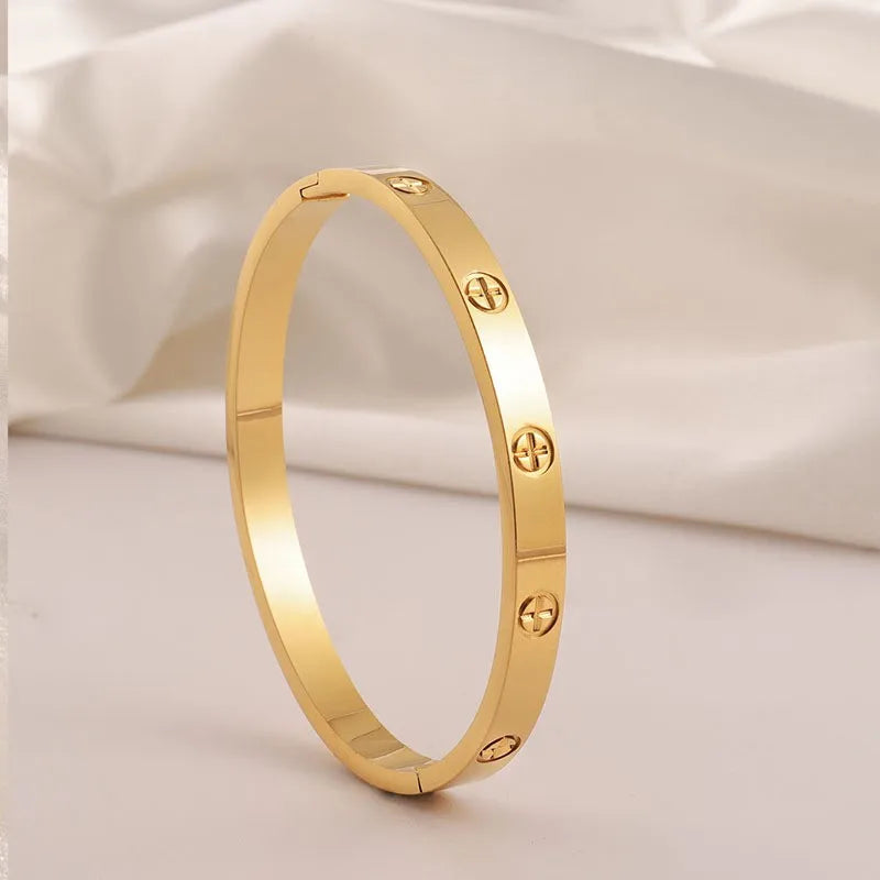 Stylish Gold & Silver Couple Bracelet - Holiday Gift