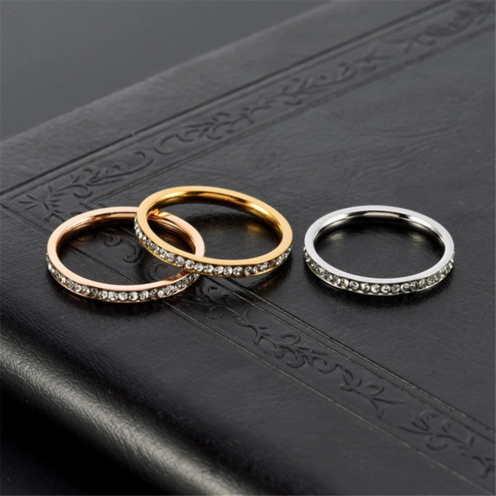 "Gold & Silver Wedding Band - Women's Fashion Ring"