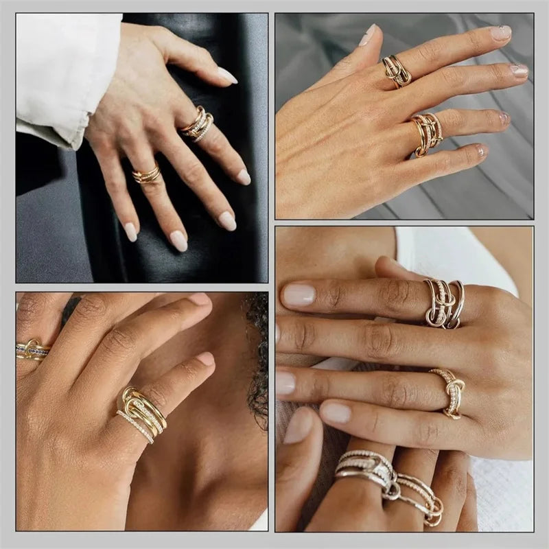 Two-Tone Copper Ring - GulnarStar