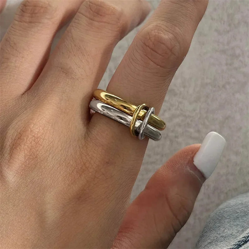 Two-Tone Copper Ring - GulnarStar