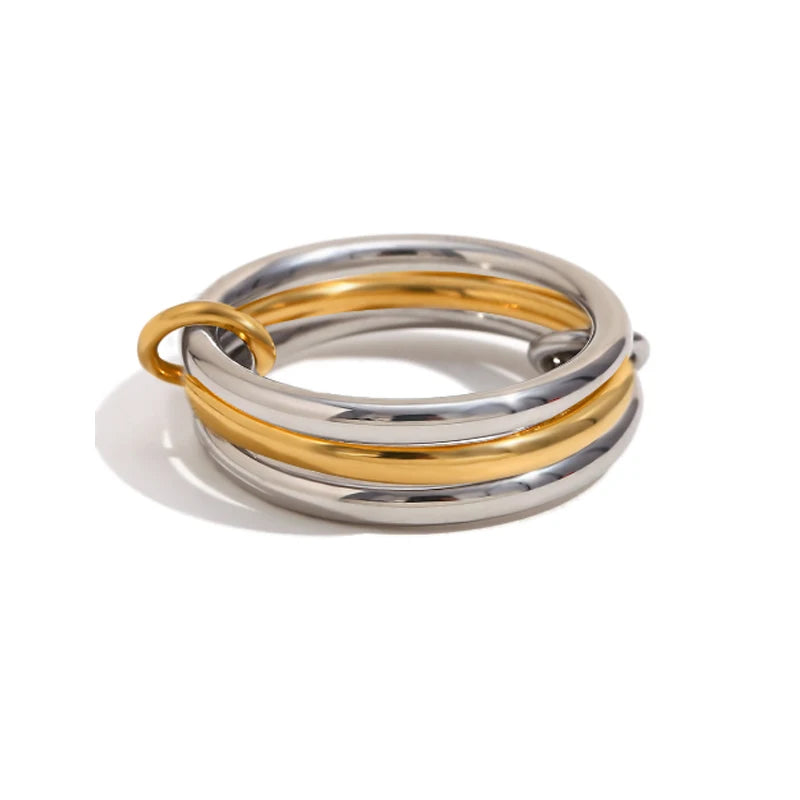 Two-Tone Copper Ring - GulnarStar