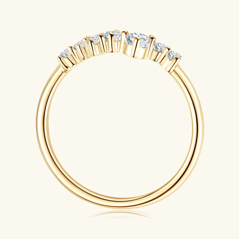 Women’s Sparkling Moissanite Ring