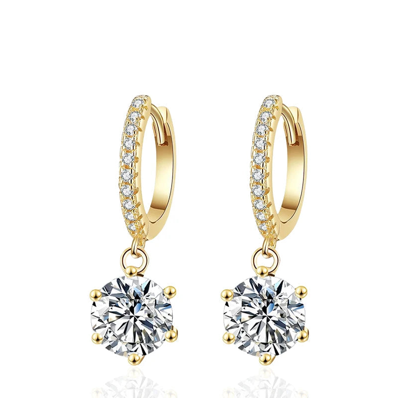 Wedding Moissanite Earrings