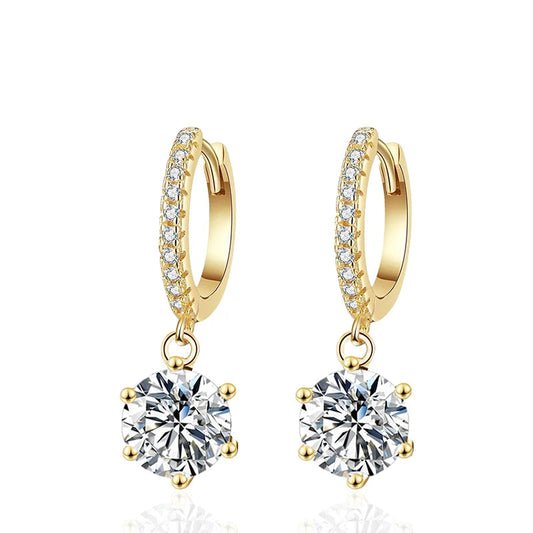 Wedding Moissanite Earrings