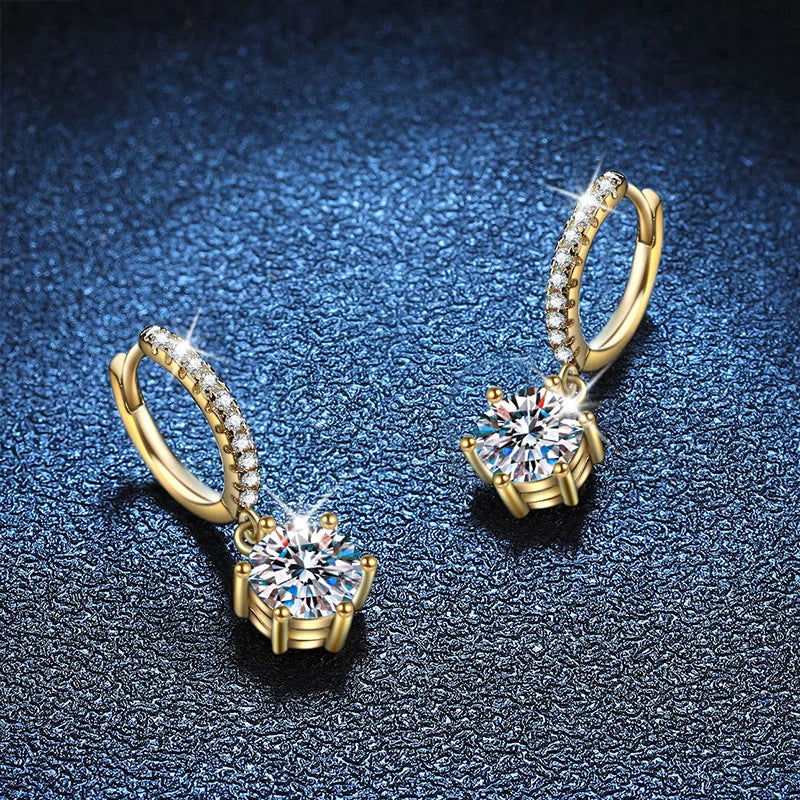 Wedding Moissanite Earrings