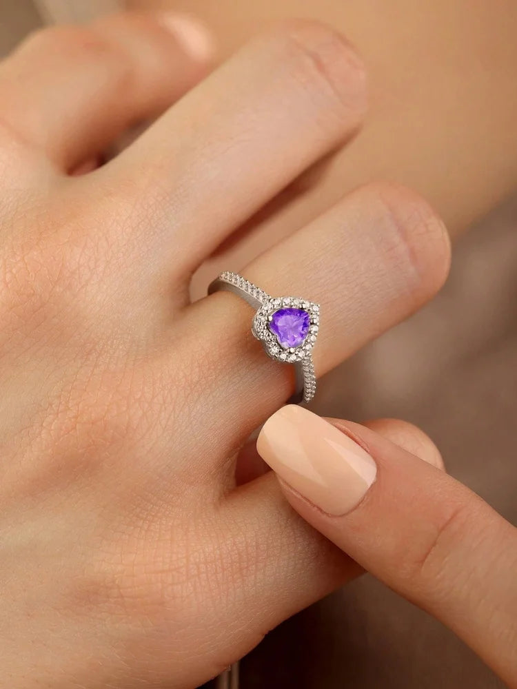 Women’s Silver Heart Ring