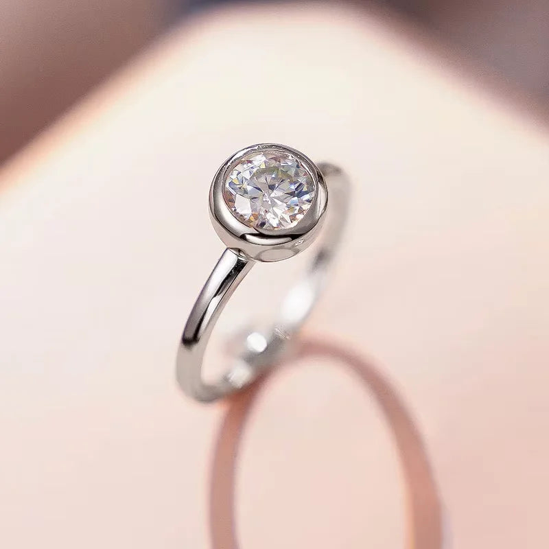 Wedding Moissanite Solitaire Ring