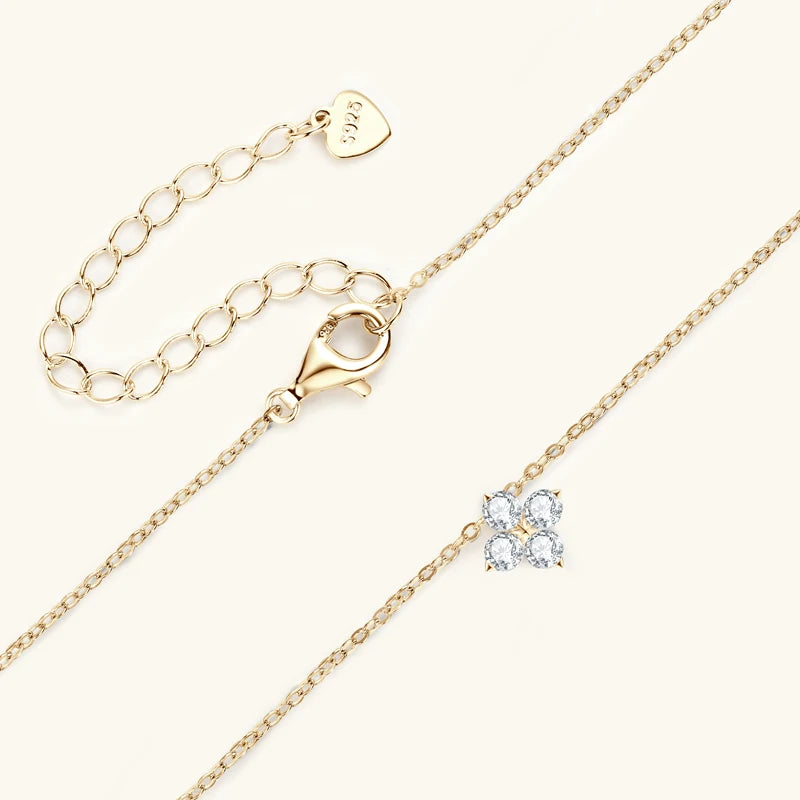 Sterling Silver Clover Jewelry Set